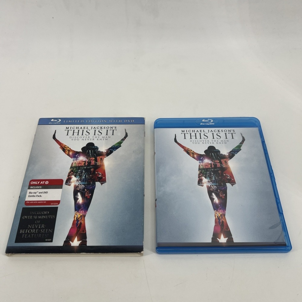 Michael Jackson's This Is It (Blu-ray, 2009) Target Blu-ray and DVD Combo pack